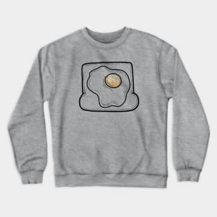 feelin toasty ( with egg ) Crewneck Sweatshirt